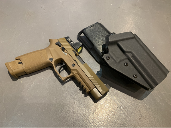 G W&T Kydex Holster for VFC P320-M17 GBB ( BK )